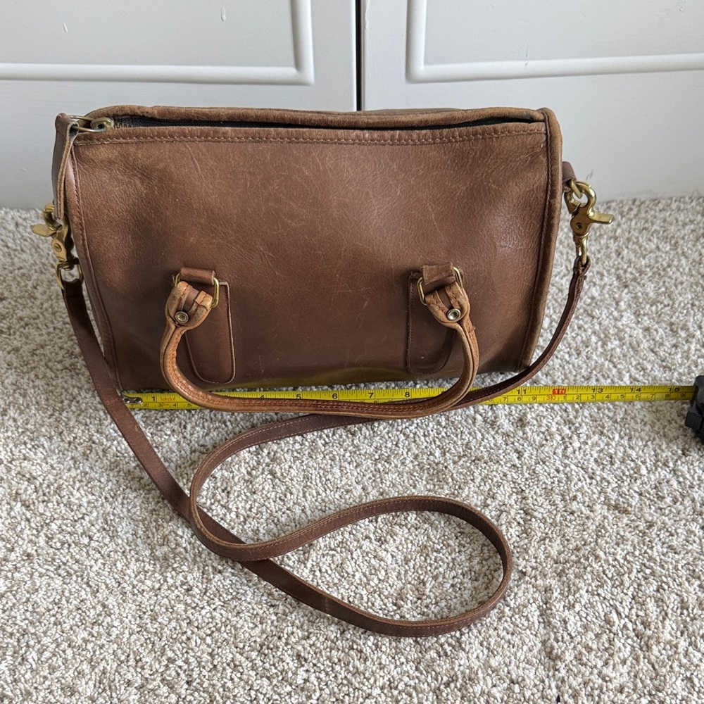 1970s Vintage Brown Leather Women's Bag
